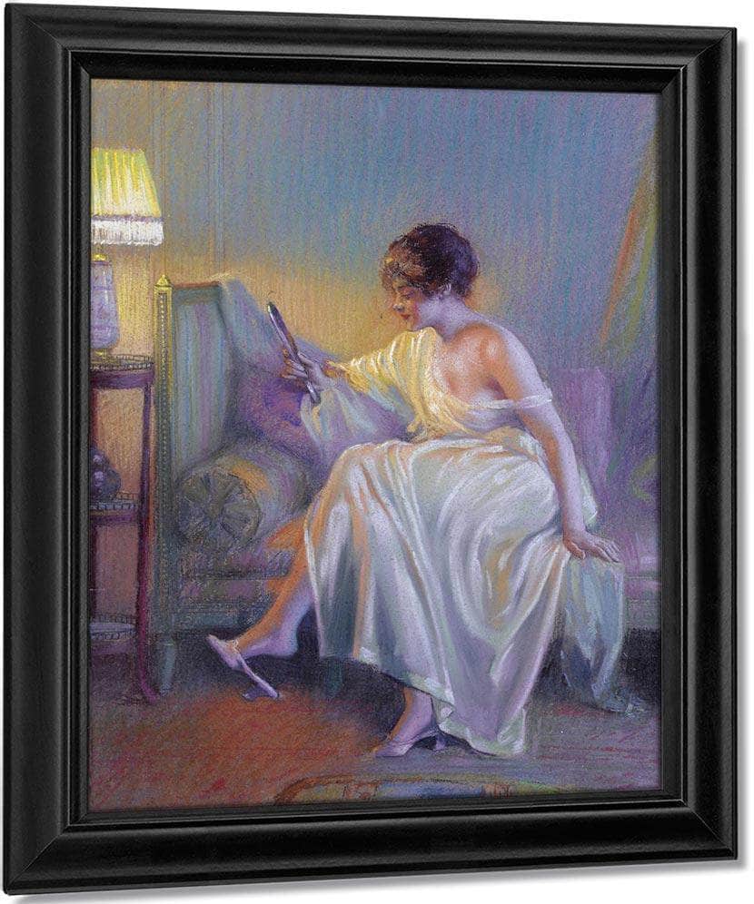 A Moment Of Reflection By Enjolras Delphin Fine Art Print