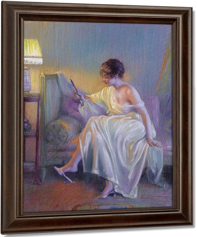 A Moment Of Reflection By Enjolras Delphin Fine Art Print