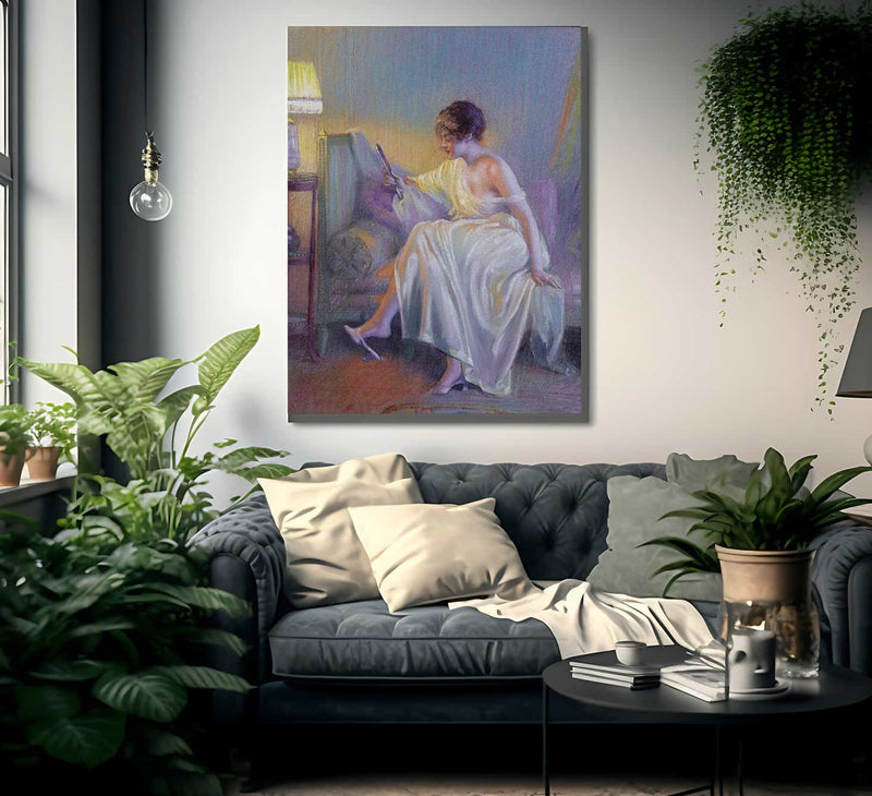 A Moment Of Reflection By Enjolras Delphin Fine Art Print
