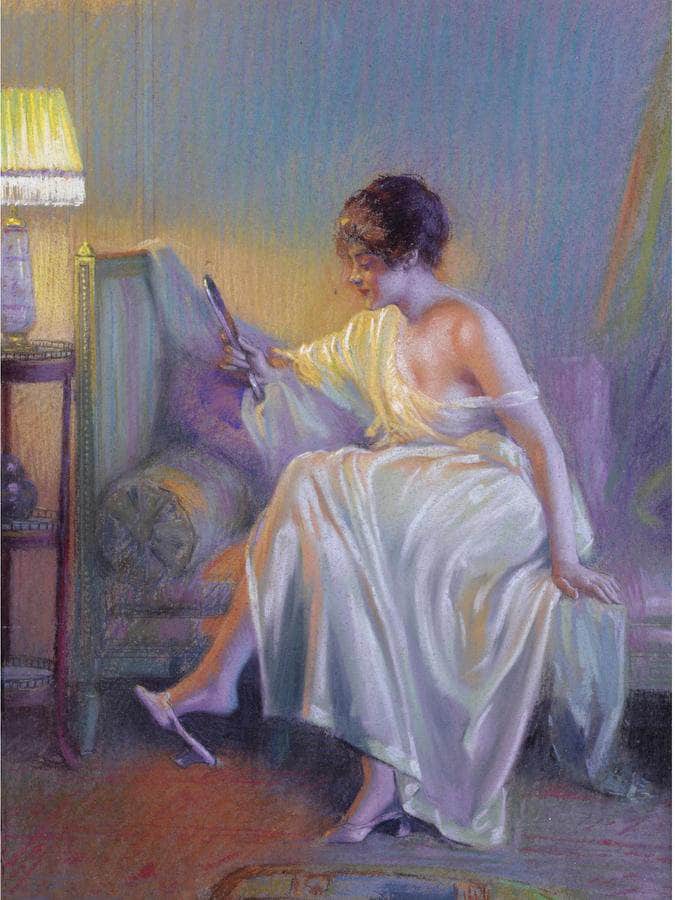 A Moment Of Reflection By Enjolras Delphin Fine Art Print