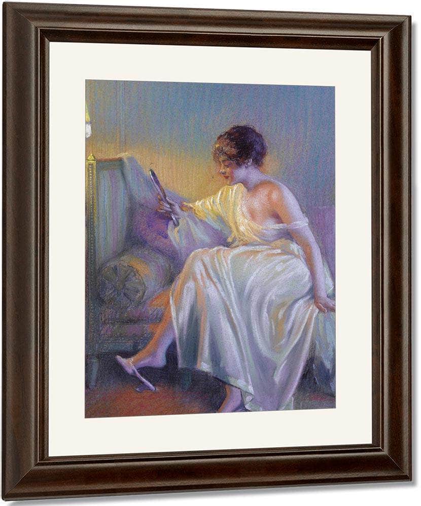 A Moment Of Reflection By Enjolras Delphin Fine Art Print