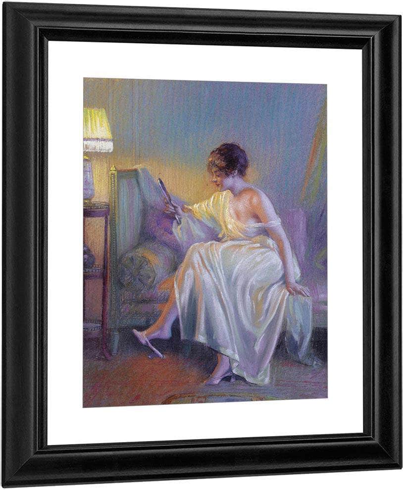 A Moment Of Reflection By Enjolras Delphin Fine Art Print