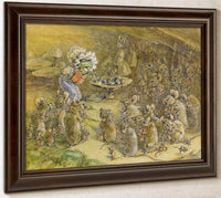 A Mothe Rmeeting By William Henry Walker Fine Art Print