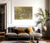 A Mothe Rmeeting By William Henry Walker Fine Art Print