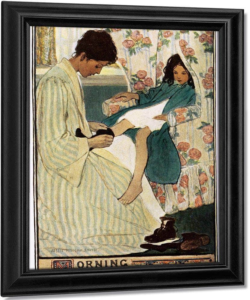 A Mothers Day Illustrated By Jessie Willcox Smith Fine Art Print