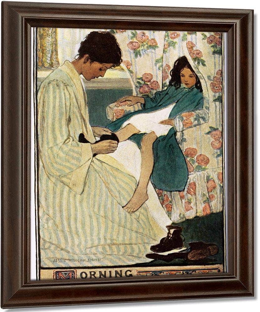 A Mothers Day Illustrated By Jessie Willcox Smith Fine Art Print