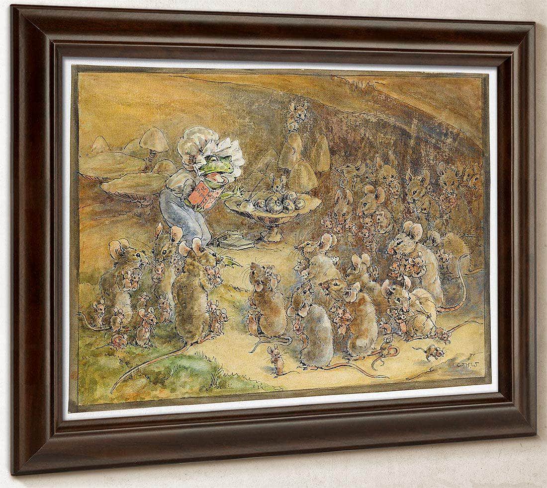 A Mothers Meeting A Lecture From Dr Stopes By William Henry Walker Fine Art Print
