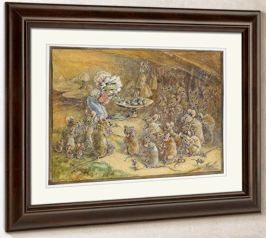A Mothers Meeting A Lecture From Dr Stopes By William Henry Walker Fine Art Print