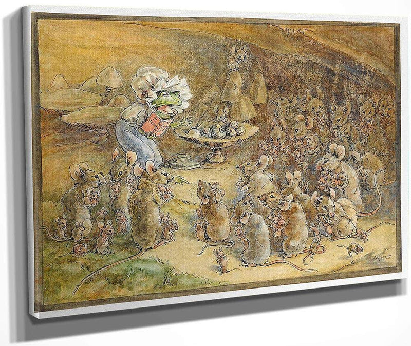 A Mothers Meeting A Lecture From Dr Stopes By William Henry Walker Fine Art Print