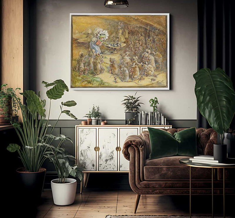 A Mothers Meeting A Lecture From Dr Stopes By William Henry Walker Fine Art Print