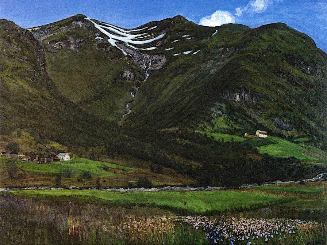 A Night In August Jolster Nicolai Astrup Reproduction Fine Art Print