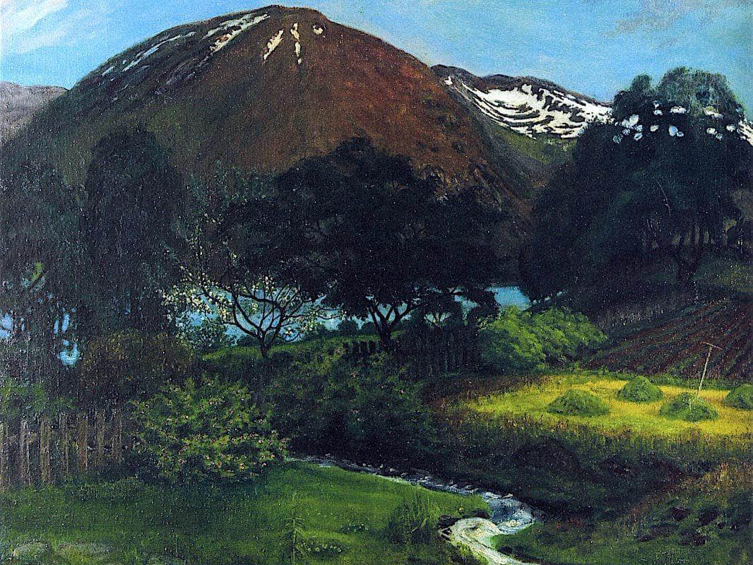 A Night In June In Jølster Nicolai Astrup Reproduction Fine Art Print