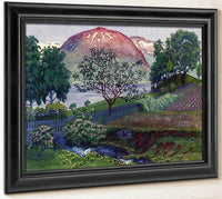 A Night In June In The Garden 1 By Nicolai Astrup Fine Art Print