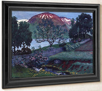 A Night In June In The Garden By Nicolai Astrup Fine Art Print