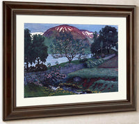 A Night In June In The Garden By Nicolai Astrup Fine Art Print