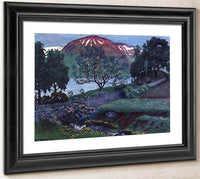 A Night In June In The Garden By Nicolai Astrup Fine Art Print