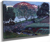 A Night In June In The Garden By Nicolai Astrup Fine Art Print