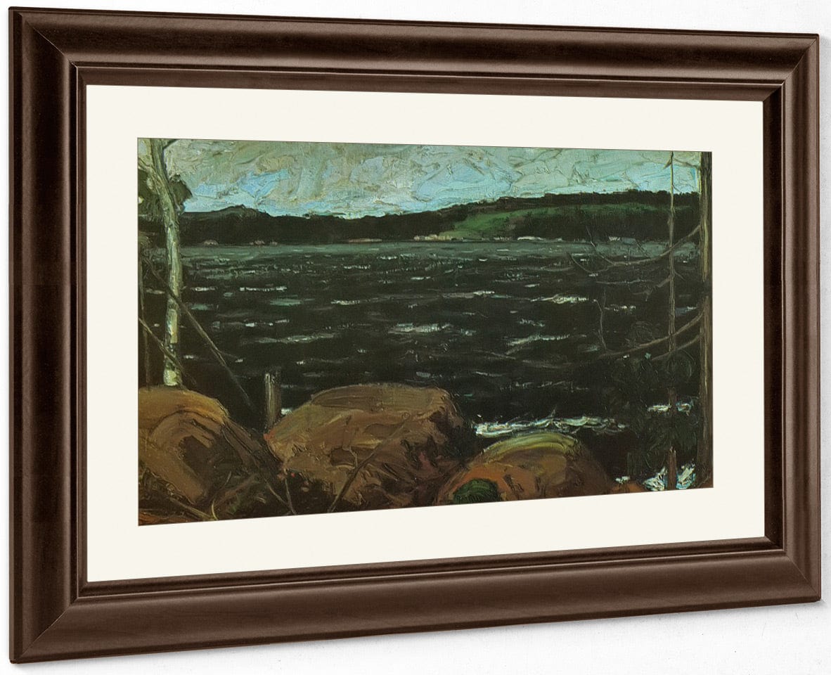 A Northern Lake By Tom Thomson Fine Art Print