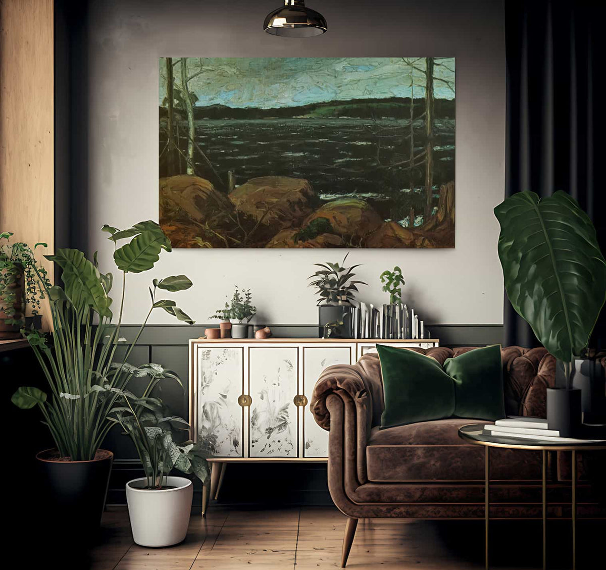 A Northern Lake By Tom Thomson Fine Art Print