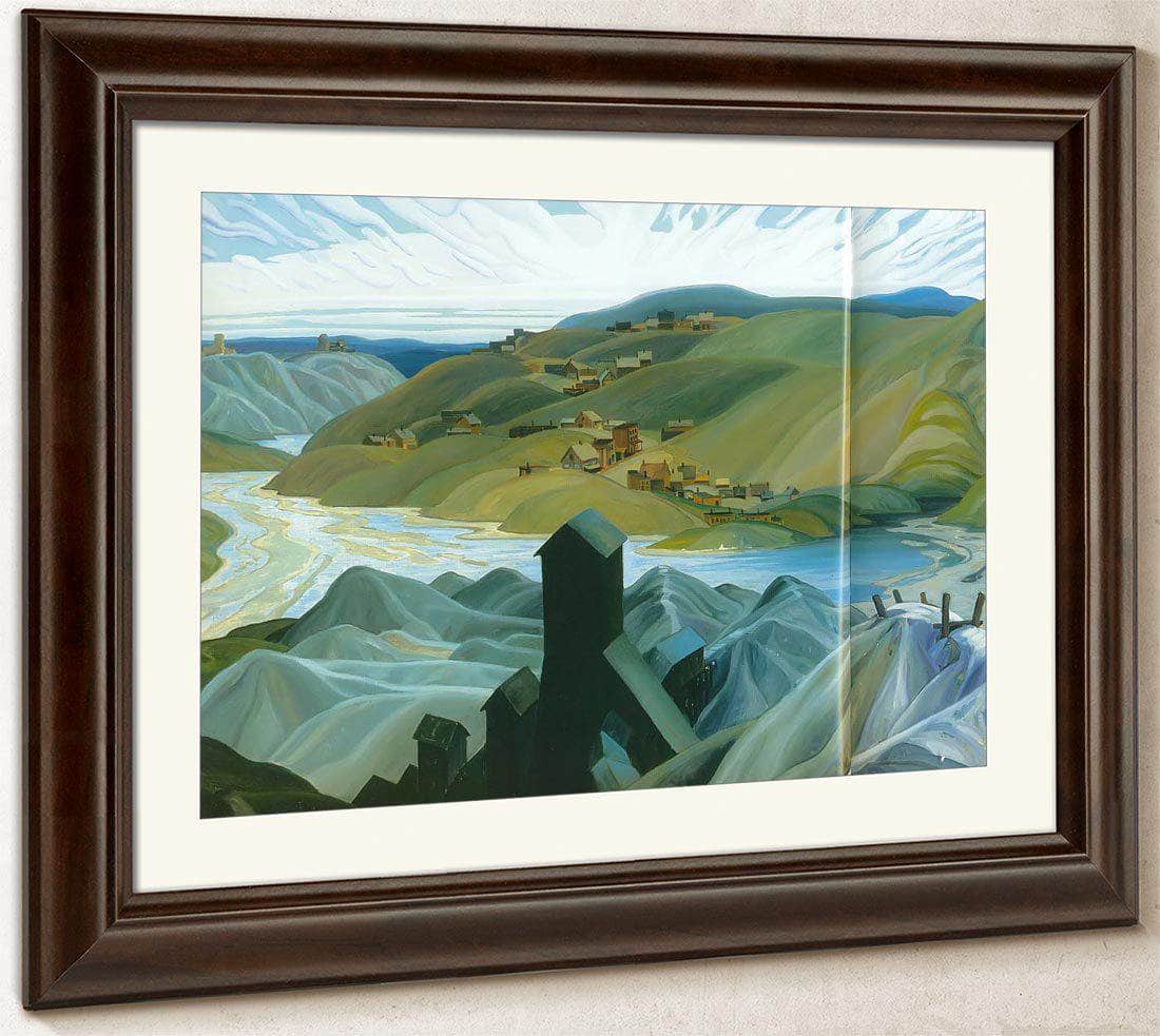 A Northern Silver Mine By Frank Carmichael Fix Fine Art Print