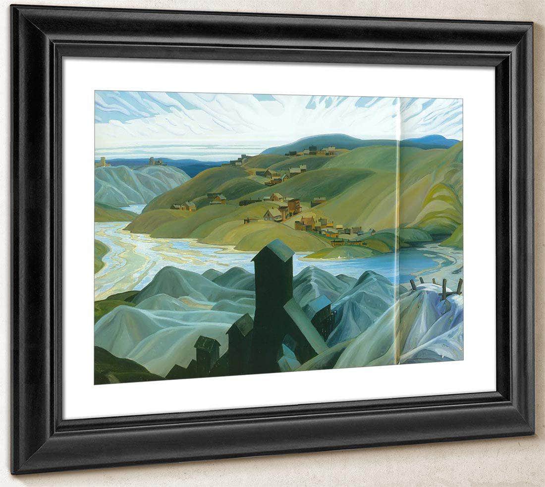 A Northern Silver Mine By Frank Carmichael Fix Fine Art Print