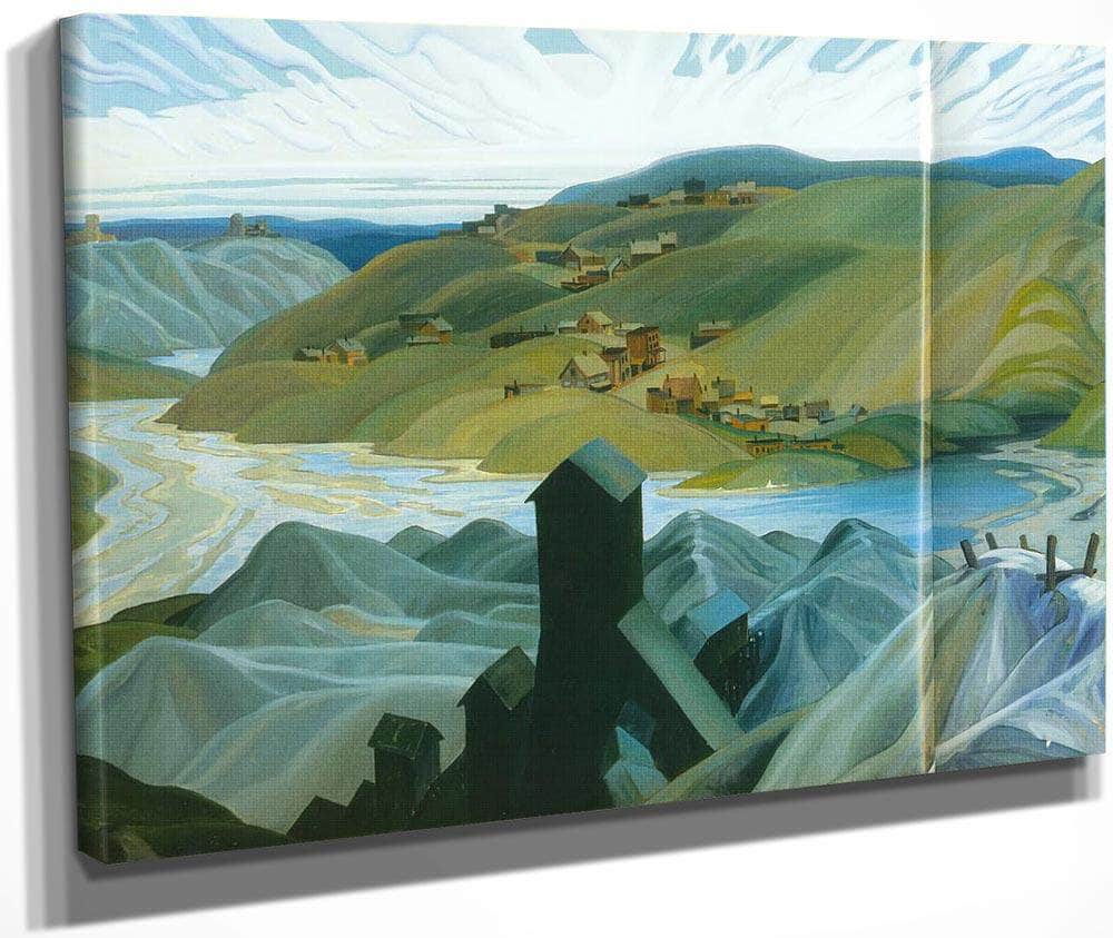 A Northern Silver Mine By Frank Carmichael Fix Fine Art Print