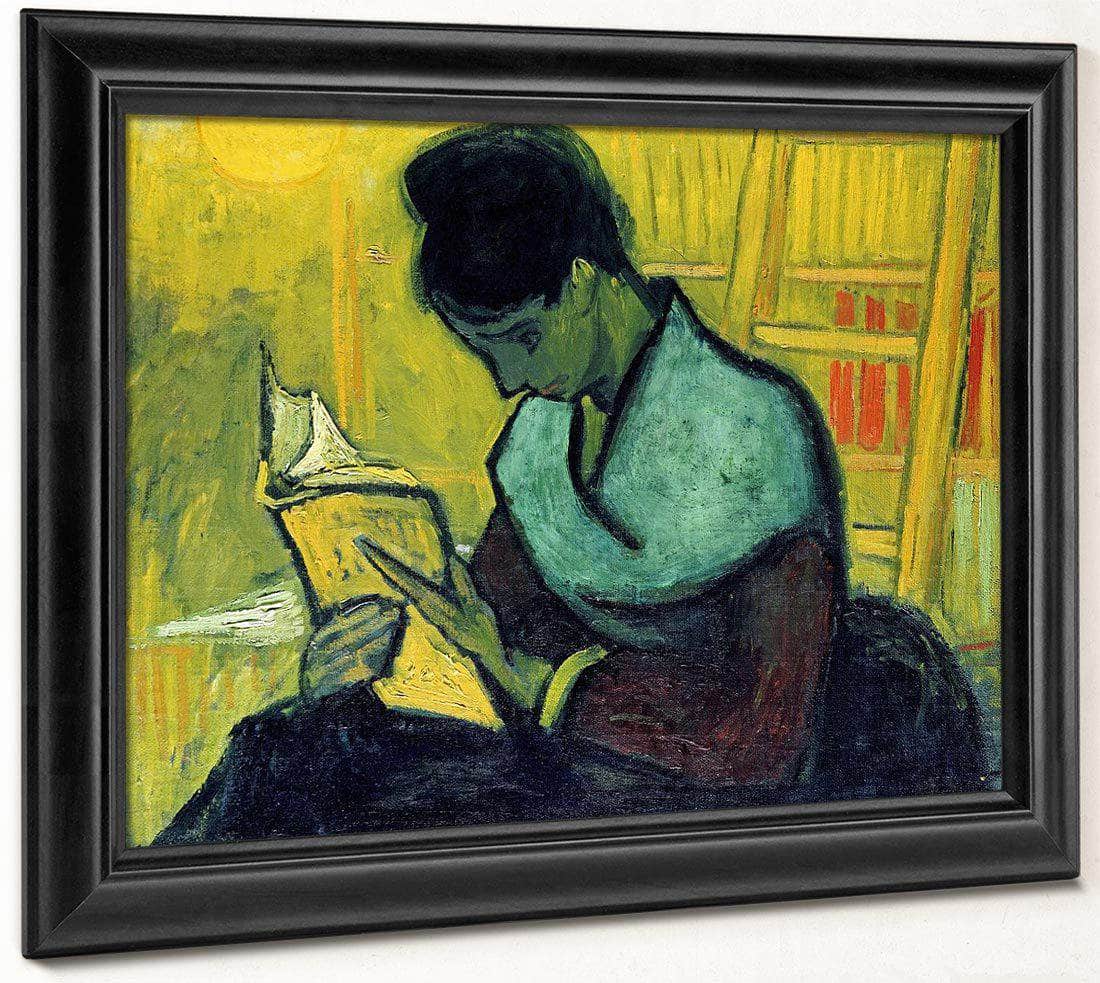 A Novel Reader By Vincent Van Gogh Fine Art Print