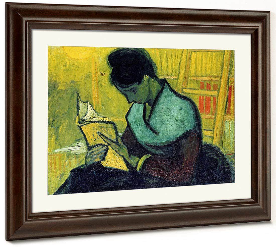 A Novel Reader By Vincent Van Gogh Fine Art Print