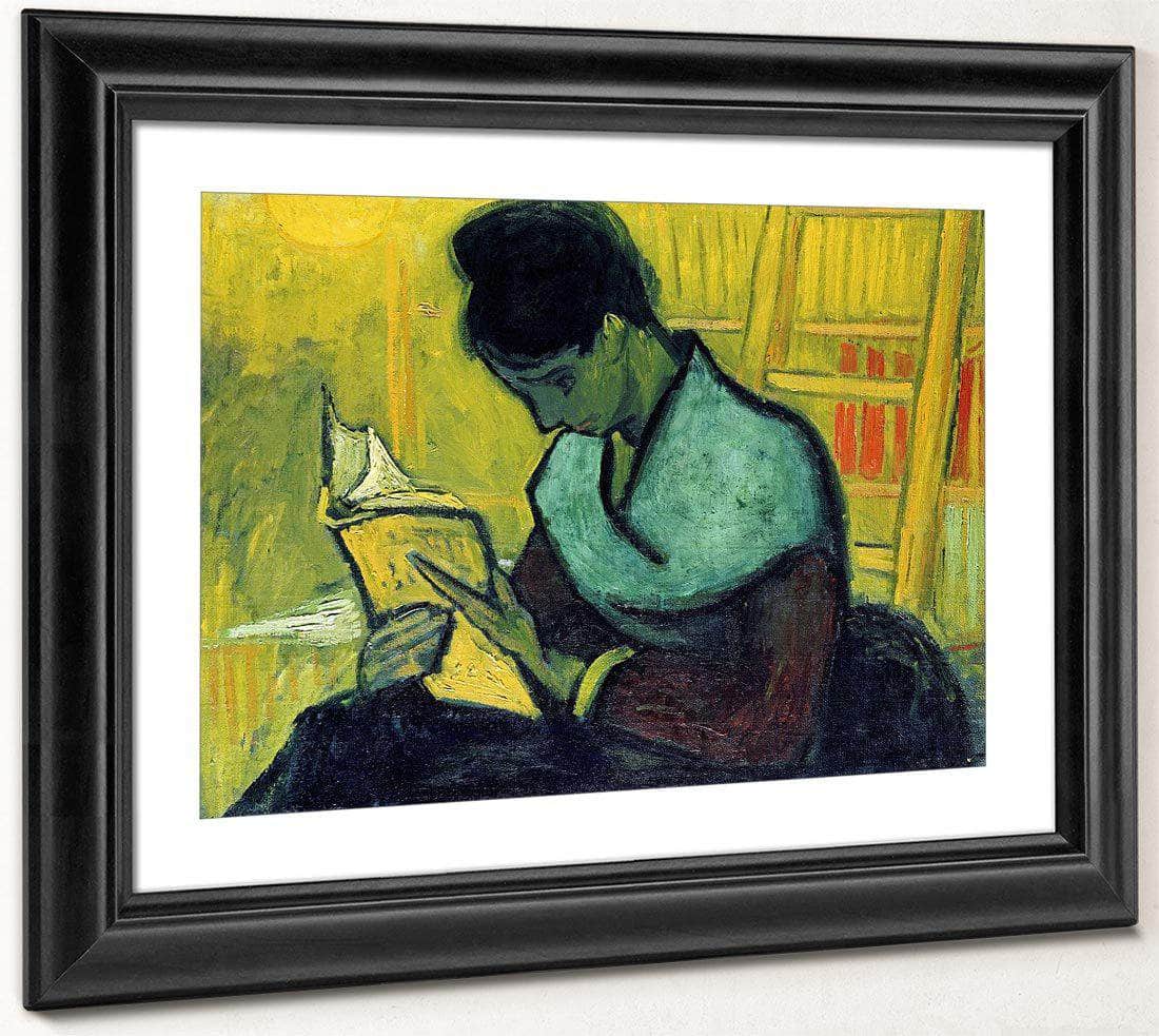 A Novel Reader By Vincent Van Gogh Fine Art Print