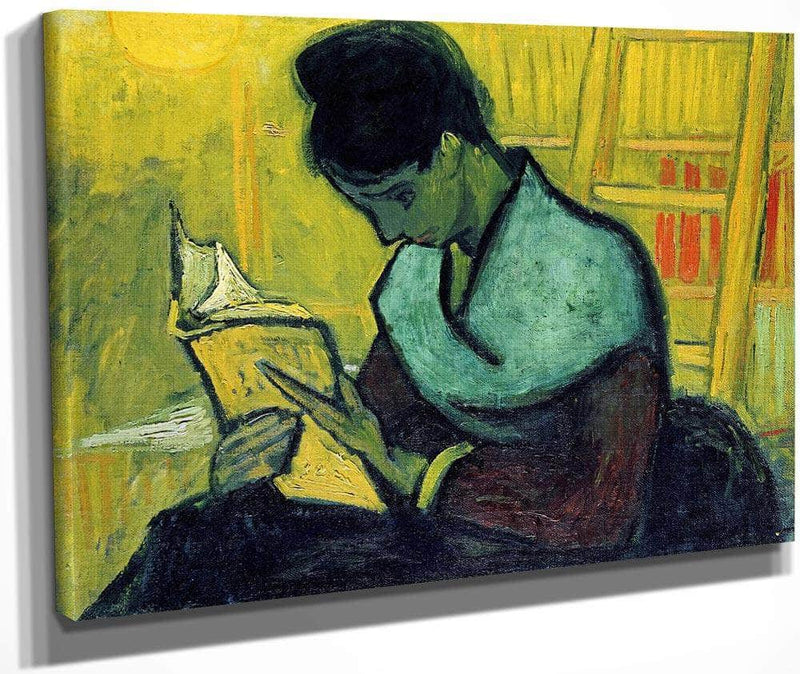 A Novel Reader By Vincent Van Gogh Fine Art Print