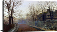 A November Morning Painting John Atkinson Grimshaw Canvas Art Fine Art Print