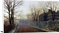 A November Morning Painting John Atkinson Grimshaw Canvas Art Fine Art Print