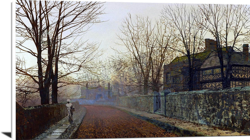 A November Morning Painting John Atkinson Grimshaw Canvas Art Fine Art Print