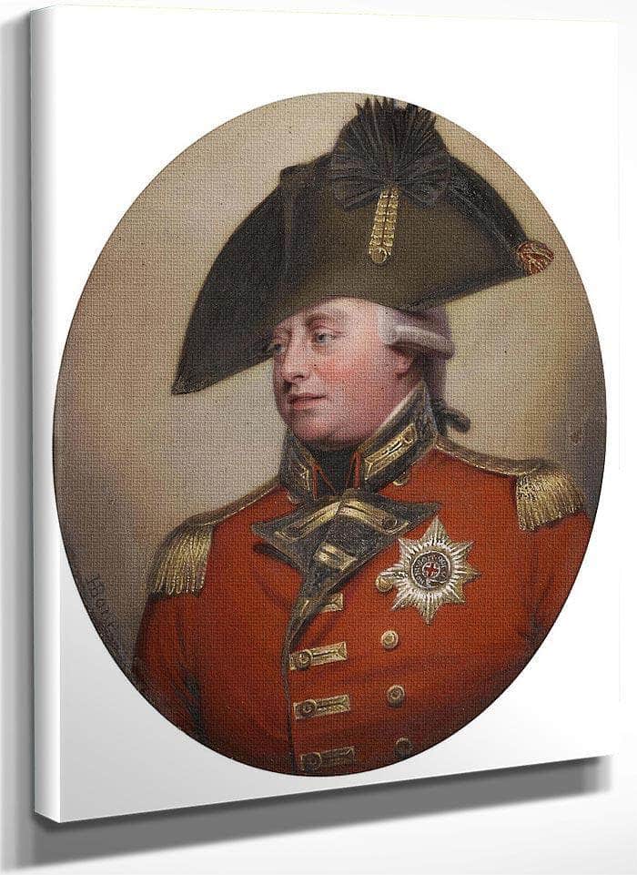 A Pair Of Miniatures Portraying George Iii (1738 1820), King Of Great Britain And Ireland (1760 1801), King Of The United Kingdom (1801 1820) By William Henry Walker Fine Art Print