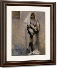 A Parisian Beggar Girl By John Singer Sargent Fine Art Print
