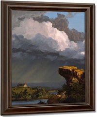 A Passing Storm By Church, Frederic Edwin Fine Art Print