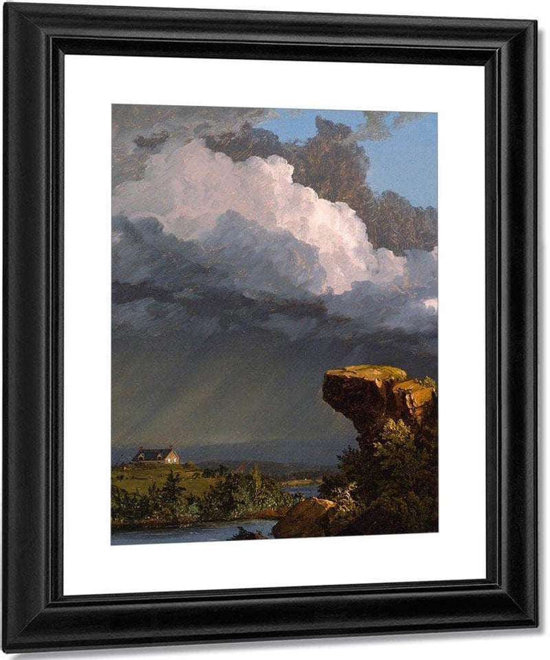 A Passing Storm By Church, Frederic Edwin Fine Art Print