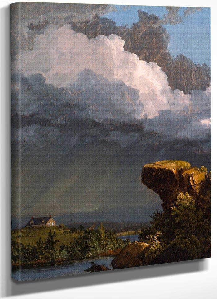 A Passing Storm By Church, Frederic Edwin Fine Art Print
