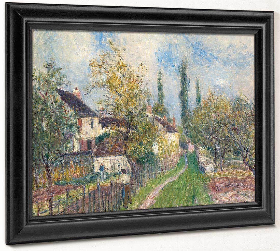 A Path At Les Sablons 1883 By Alfred Sisley Fine Art Print