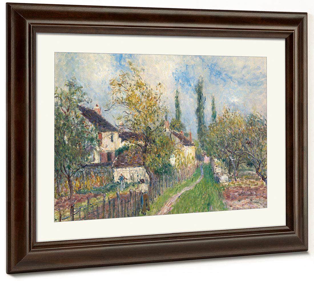 A Path At Les Sablons 1883 By Alfred Sisley Fine Art Print