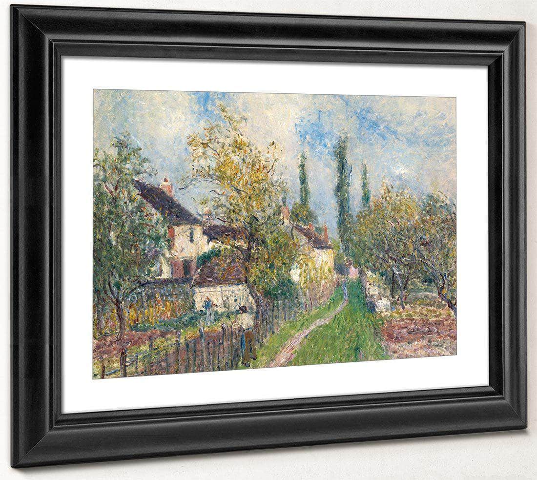 A Path At Les Sablons 1883 By Alfred Sisley Fine Art Print
