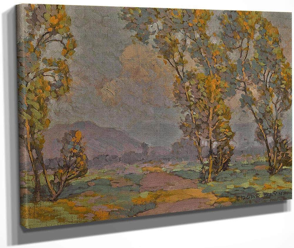 A Path Through The Trees By Edgar Pay Print, Canvas Art, Framed Print ...