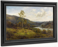 A Perthshire Valley By Alfred De Breanski Fine Art Print
