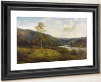 A Perthshire Valley By Alfred De Breanski Fine Art Print