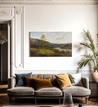 A Perthshire Valley By Alfred De Breanski Fine Art Print