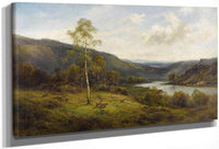 A Perthshire Valley By Alfred De Breanski Fine Art Print