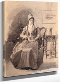 A Philadelphia Quaker By Alice Barber Stephens Fine Art Print