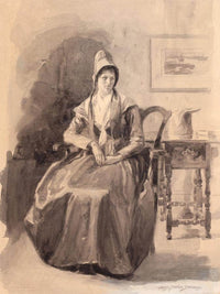 A Philadelphia Quaker By Alice Barber Stephens Fine Art Print