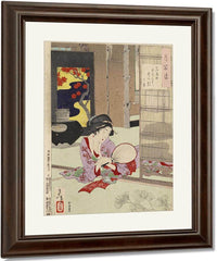 A Poem By Kikaku 1885 By Tsukioka Yoshitoshi Fine Art Print