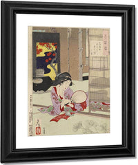 A Poem By Kikaku 1885 By Tsukioka Yoshitoshi Fine Art Print